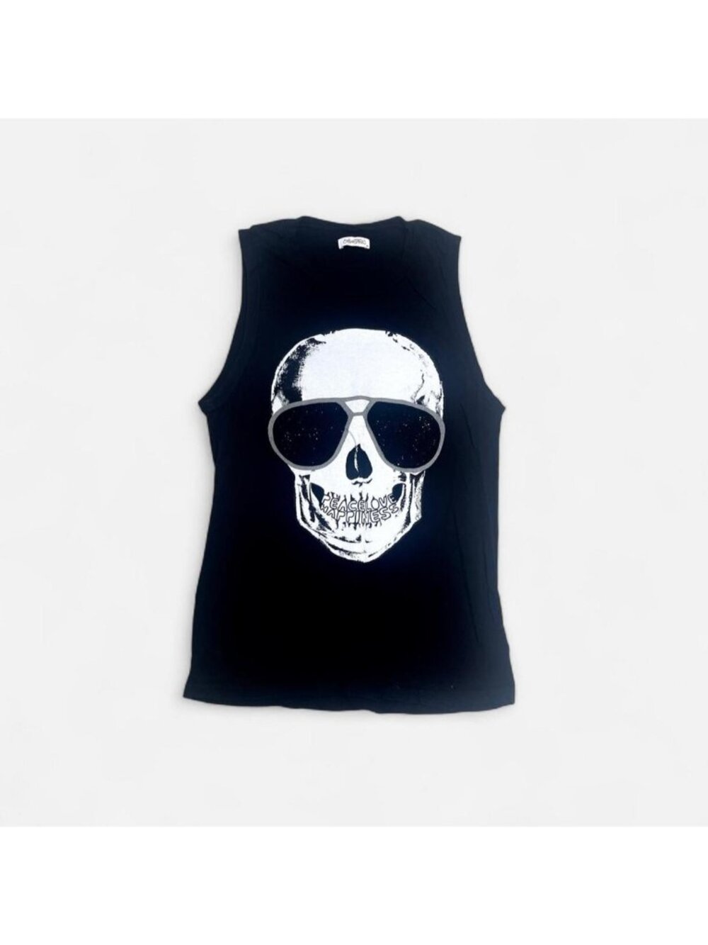 Lauren Moshi skull beaded tank top limited